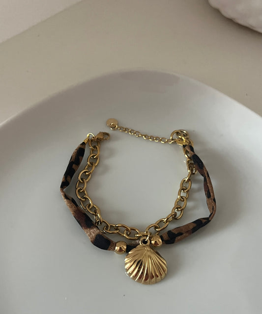Bracelet Léo coquillage