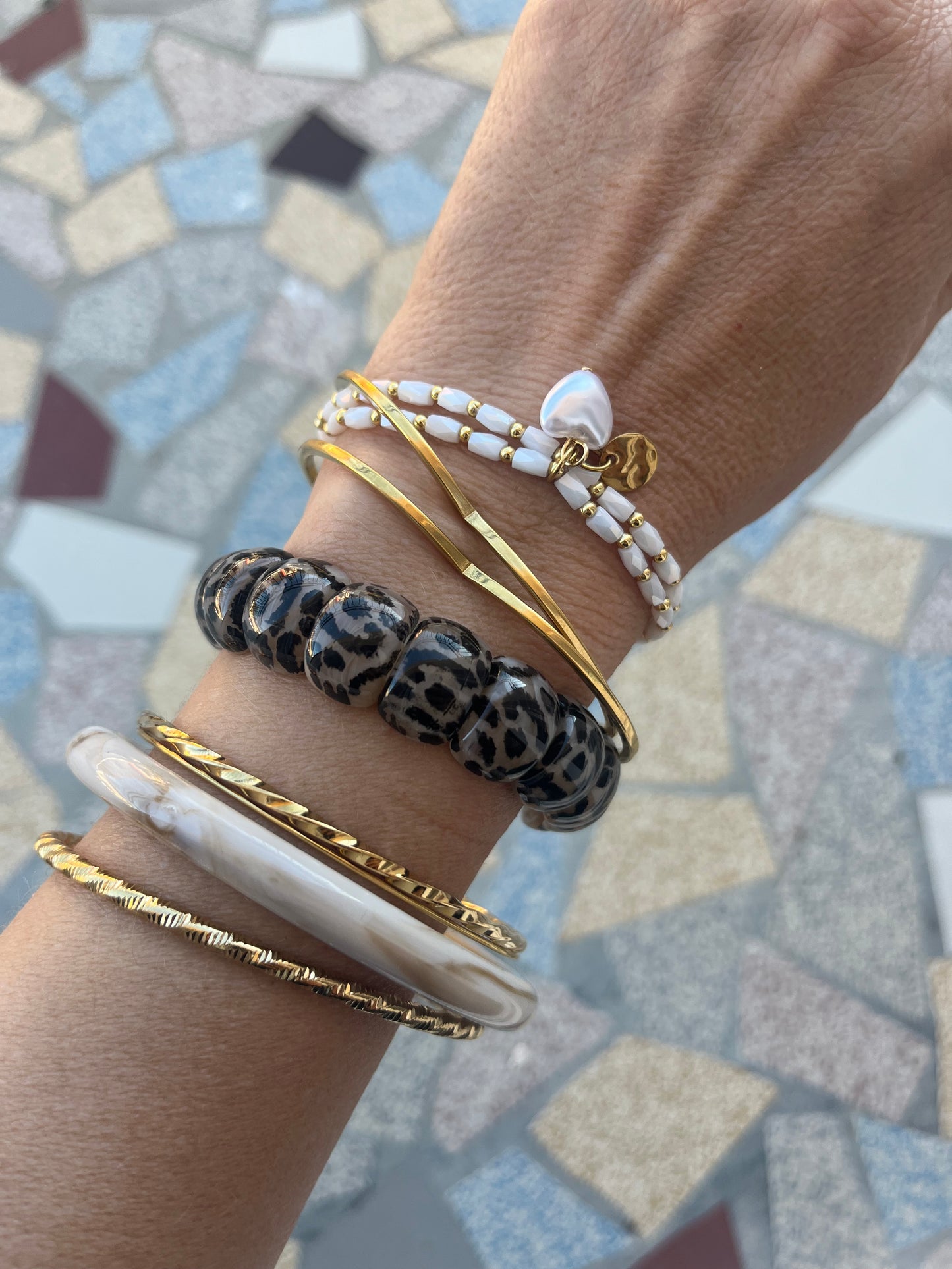 Bracelet Double Stone
