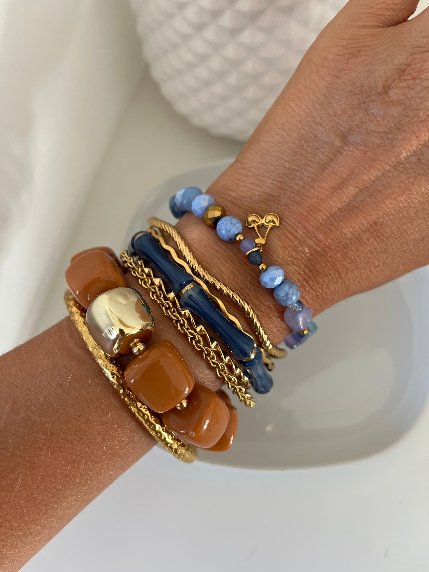 Bracelet Bleu cerise