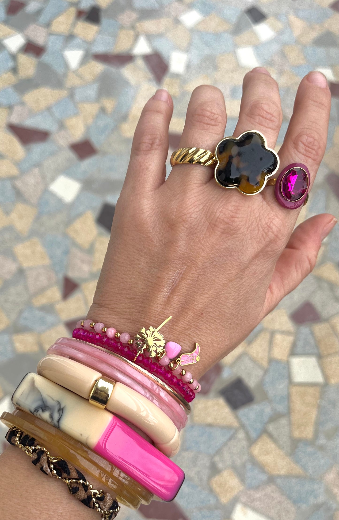 Bague Flory léopard