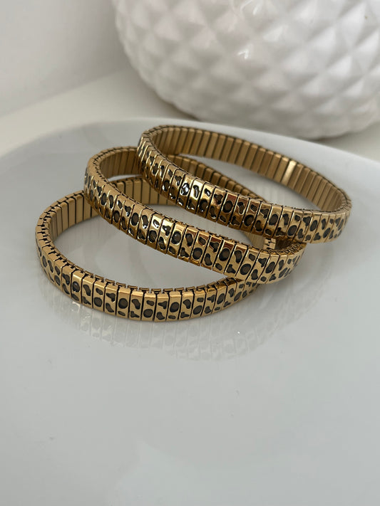Bracelet LÉO acier élastique