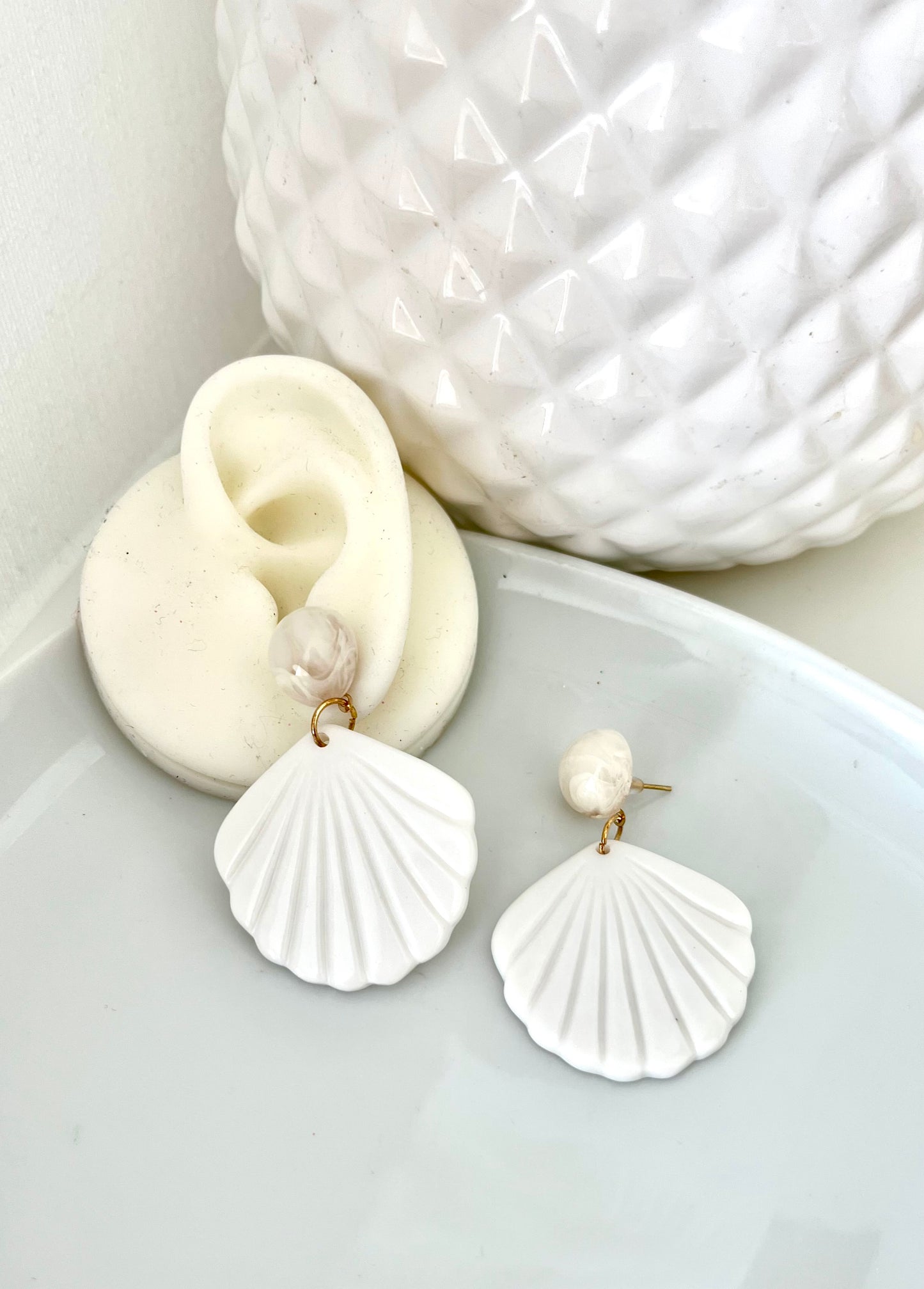 Boucles  Luze blanches