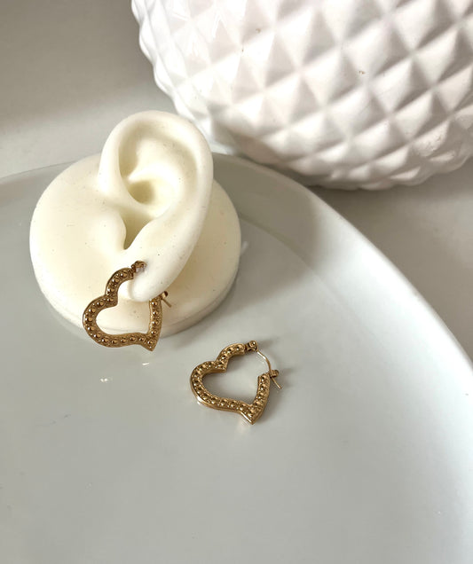 Boucles d’oreilles amour