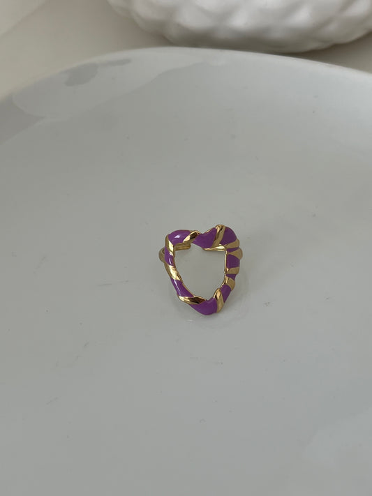 Bague Heart violine