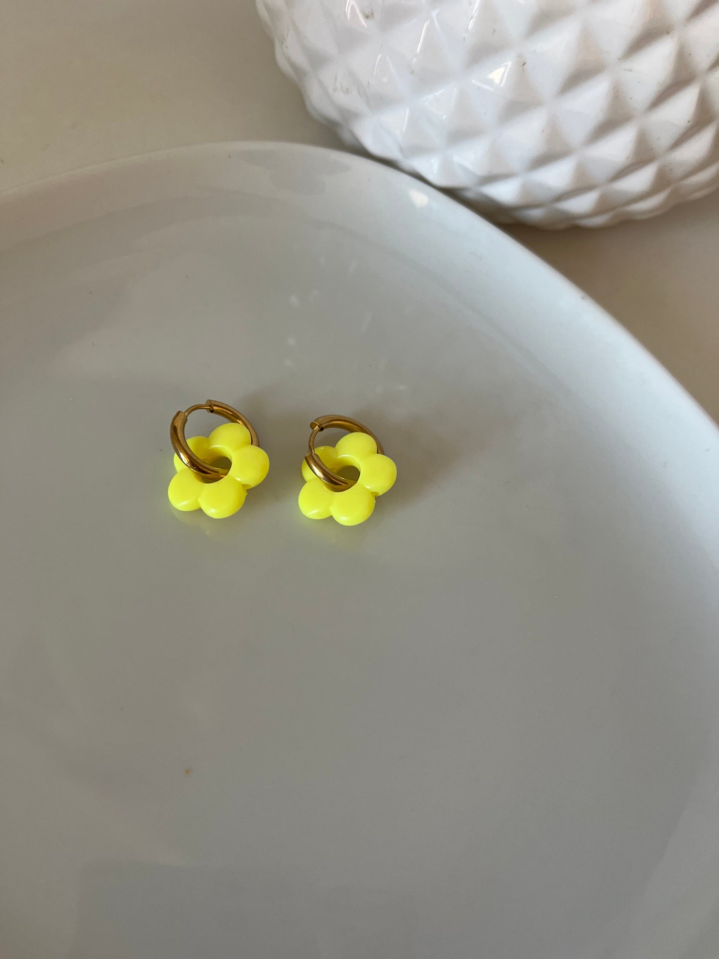 Créoles Flowers jaunes