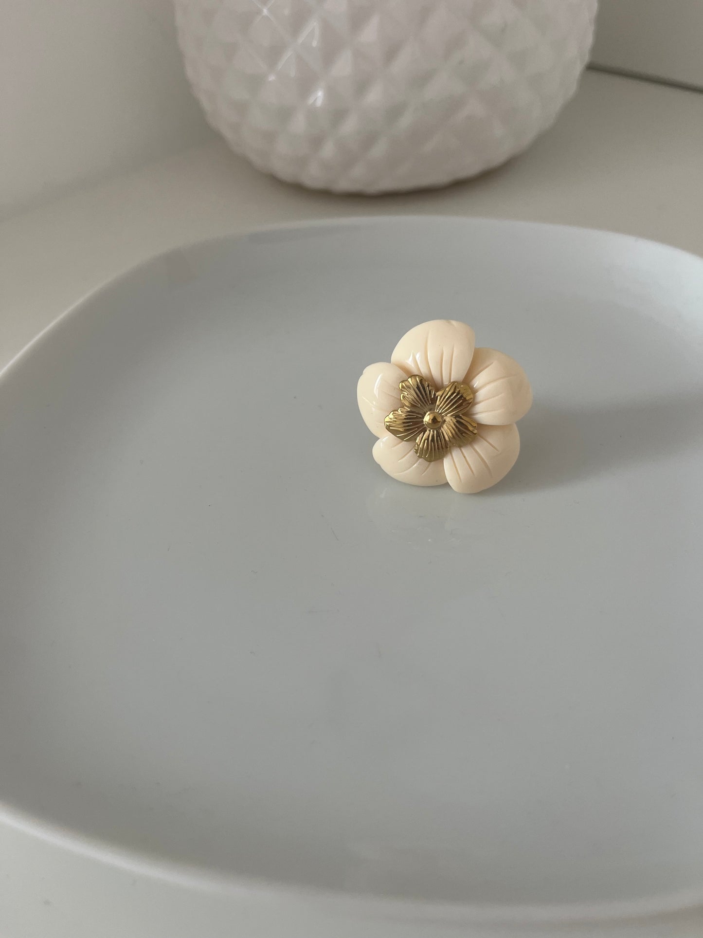 Bague FLORA nude