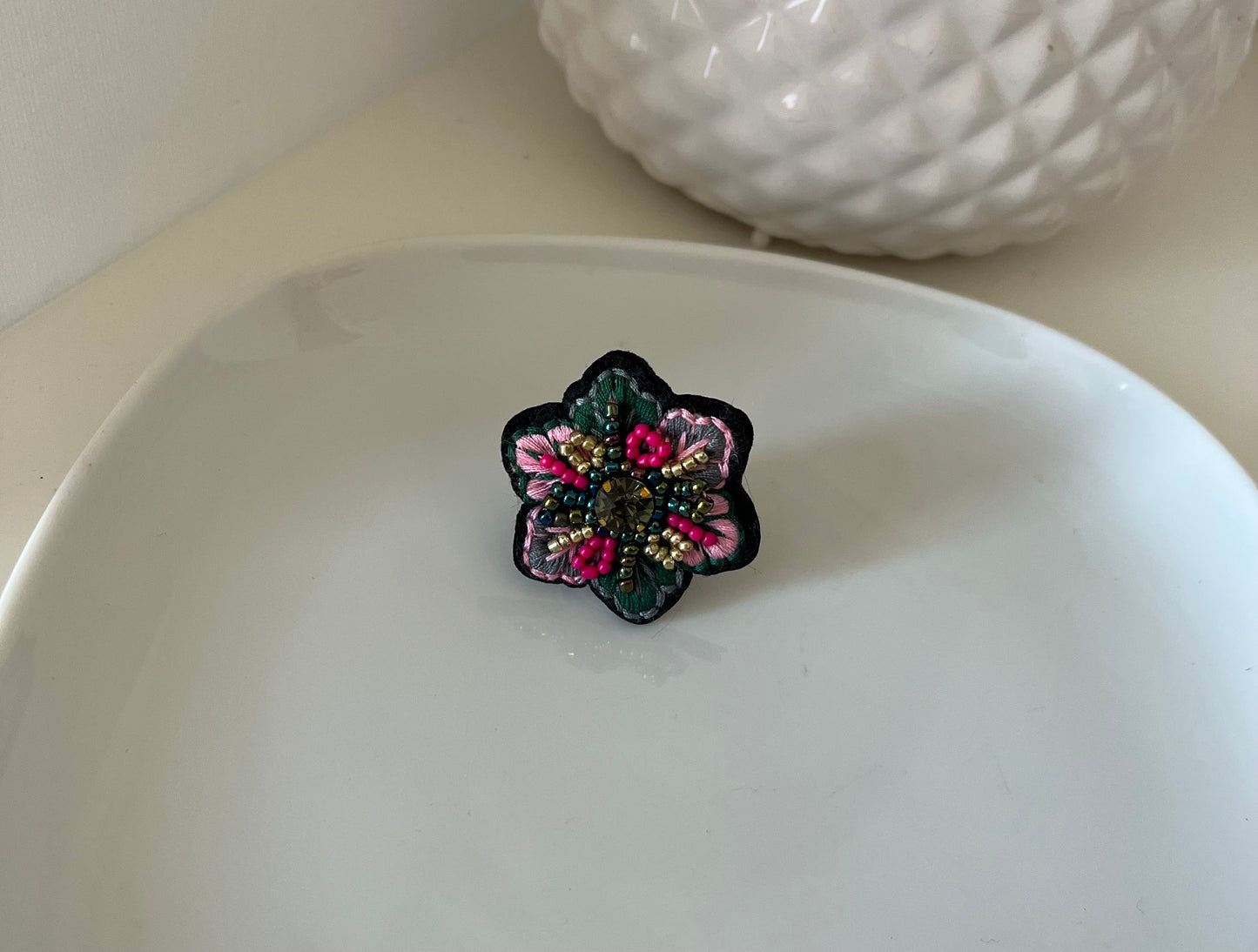 Bague Flora tissée