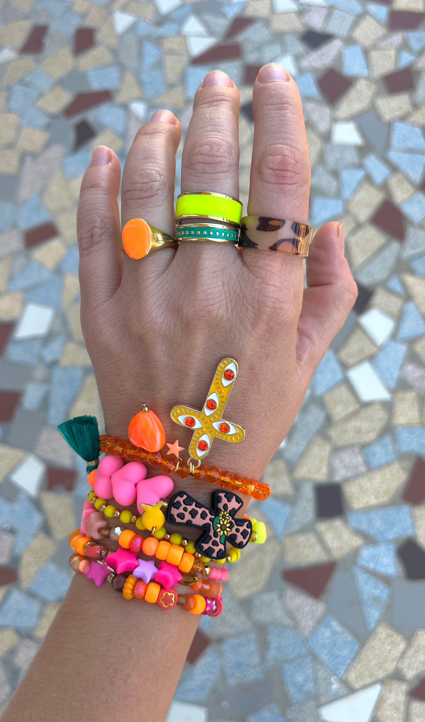 Bague NAJA orange