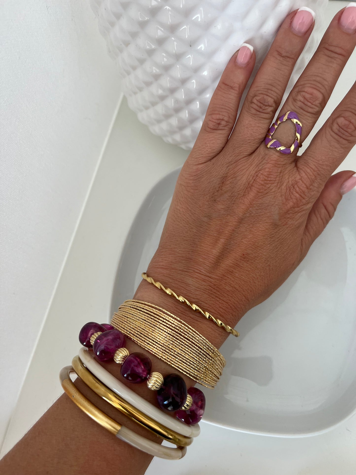 Bague Heart violine