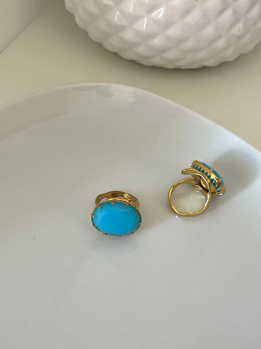 Bague AZURE bleue