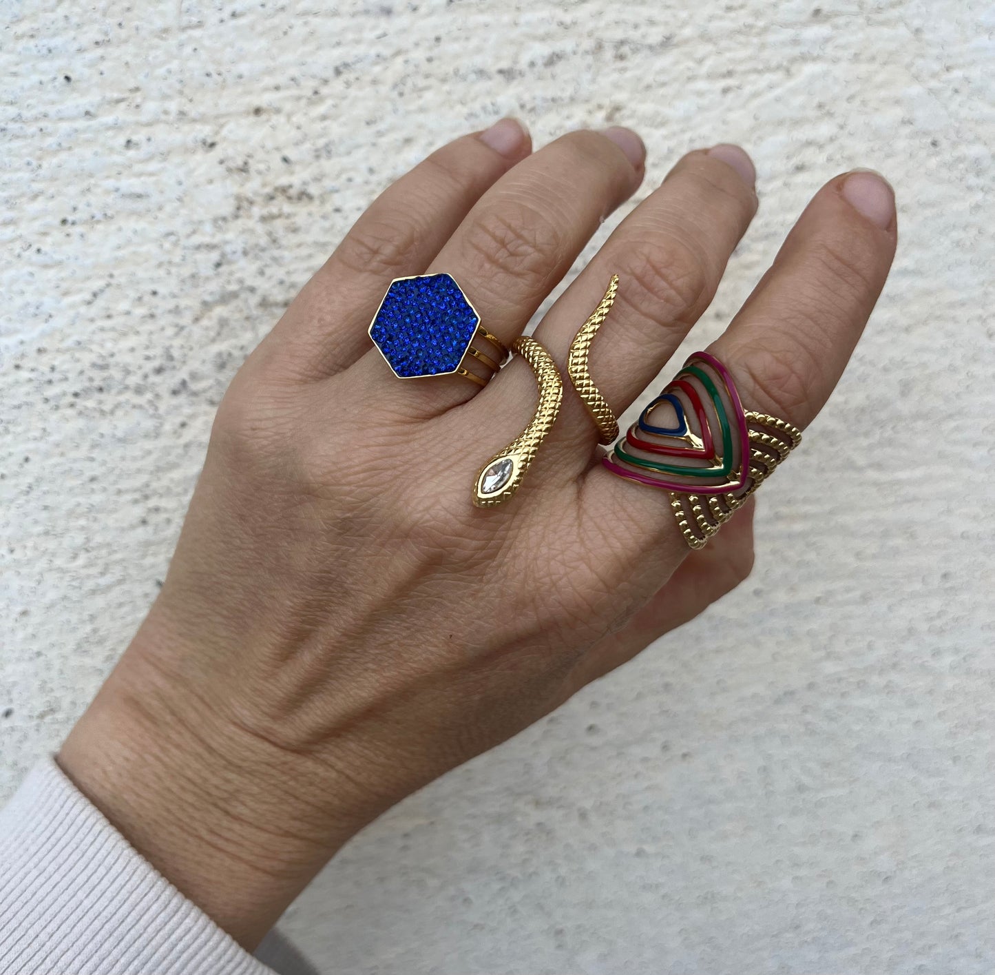 Bague SNAKE Diams